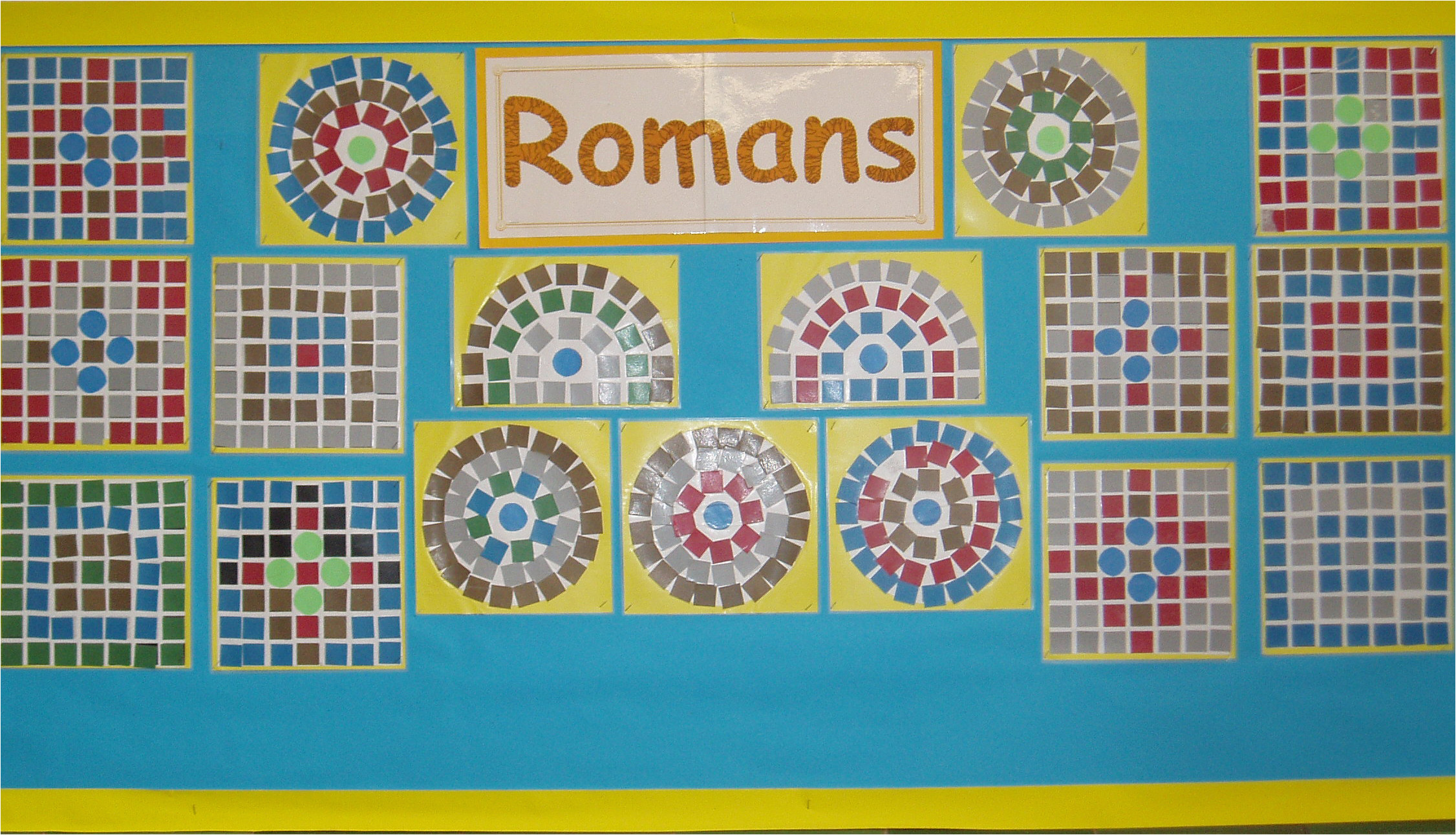 Roman Mosaic Templates for Kids Classdisplays Art
