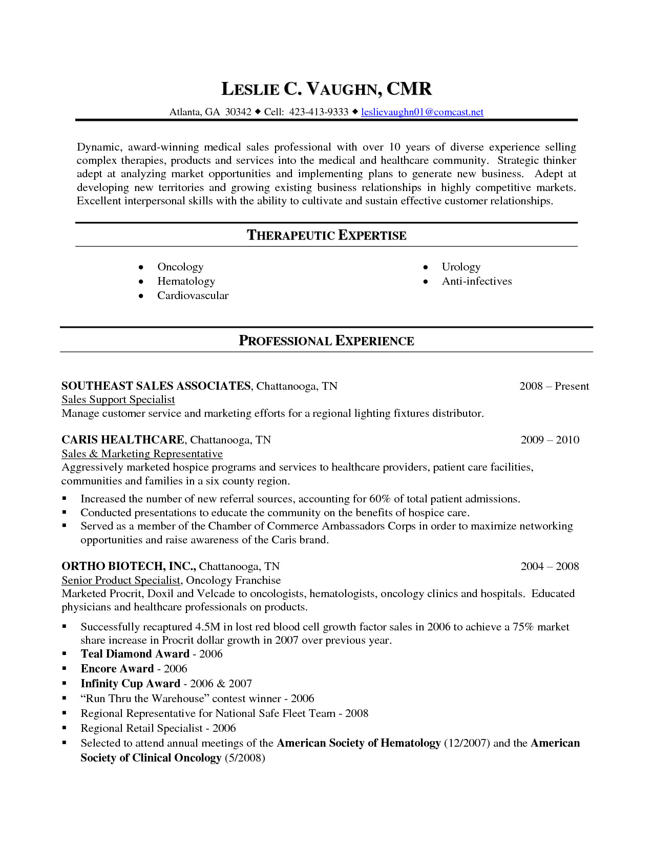 sample resume for customer service associate