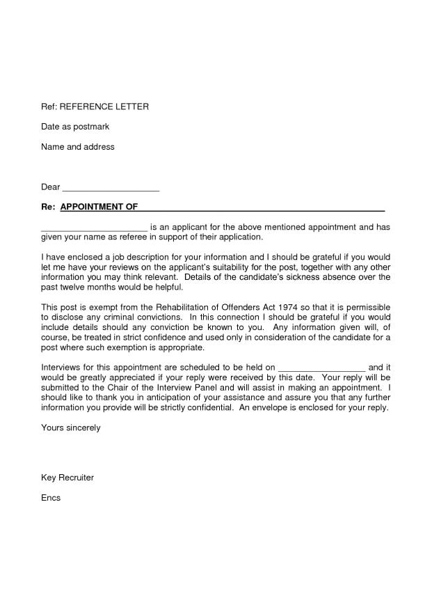 sample cover letter for job application