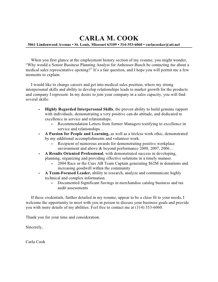 carla cook cover letter intro