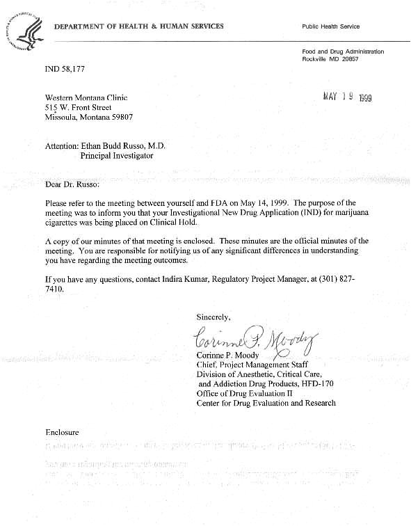 Sample Cover Letter for Minutes Of Meeting Maps Cannabis In Migraine Treatment Study
