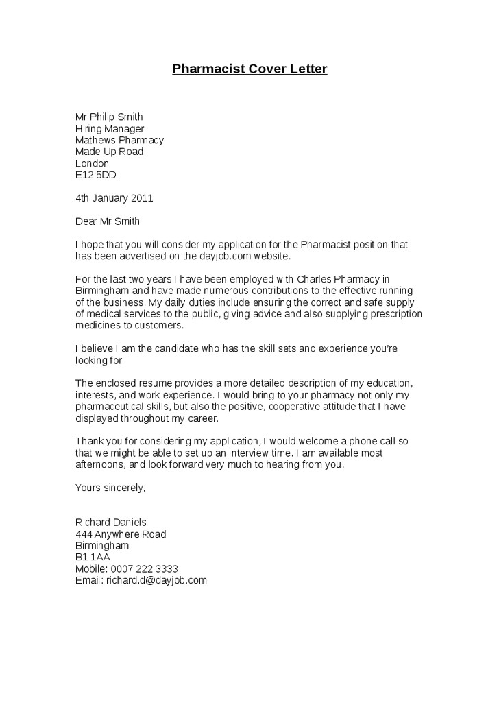 sample cover letter for pharmacy technician no experience letter of recommendation pharmacy