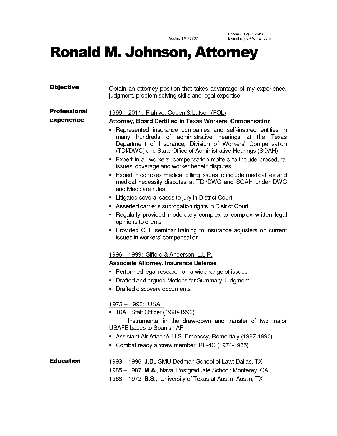Sample In House Counsel Resume Inspirational attorney Resume Sample Resume Inspirations