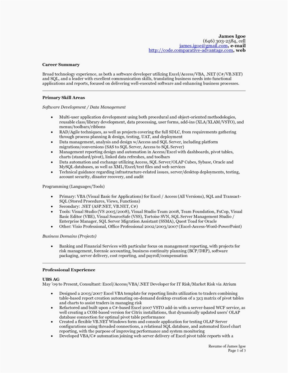 18 sample dot net resume for experienced