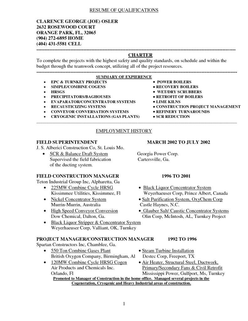Sample Of Skills and Qualifications for A Resume Statement Of Qualifications Sample Template Perfect