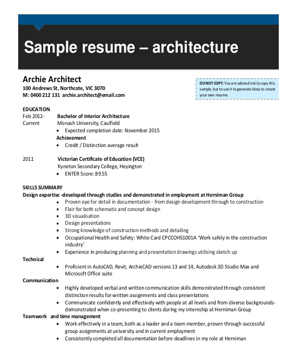 Sample Resume for Architectural Draftsman 7 Draftsman Resume Templates Free Word Pdf Document