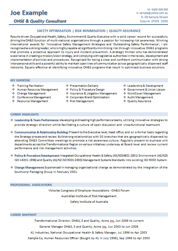 Sample Resume for Australian Jobs Resume Templates Australian Resume Resume Samples