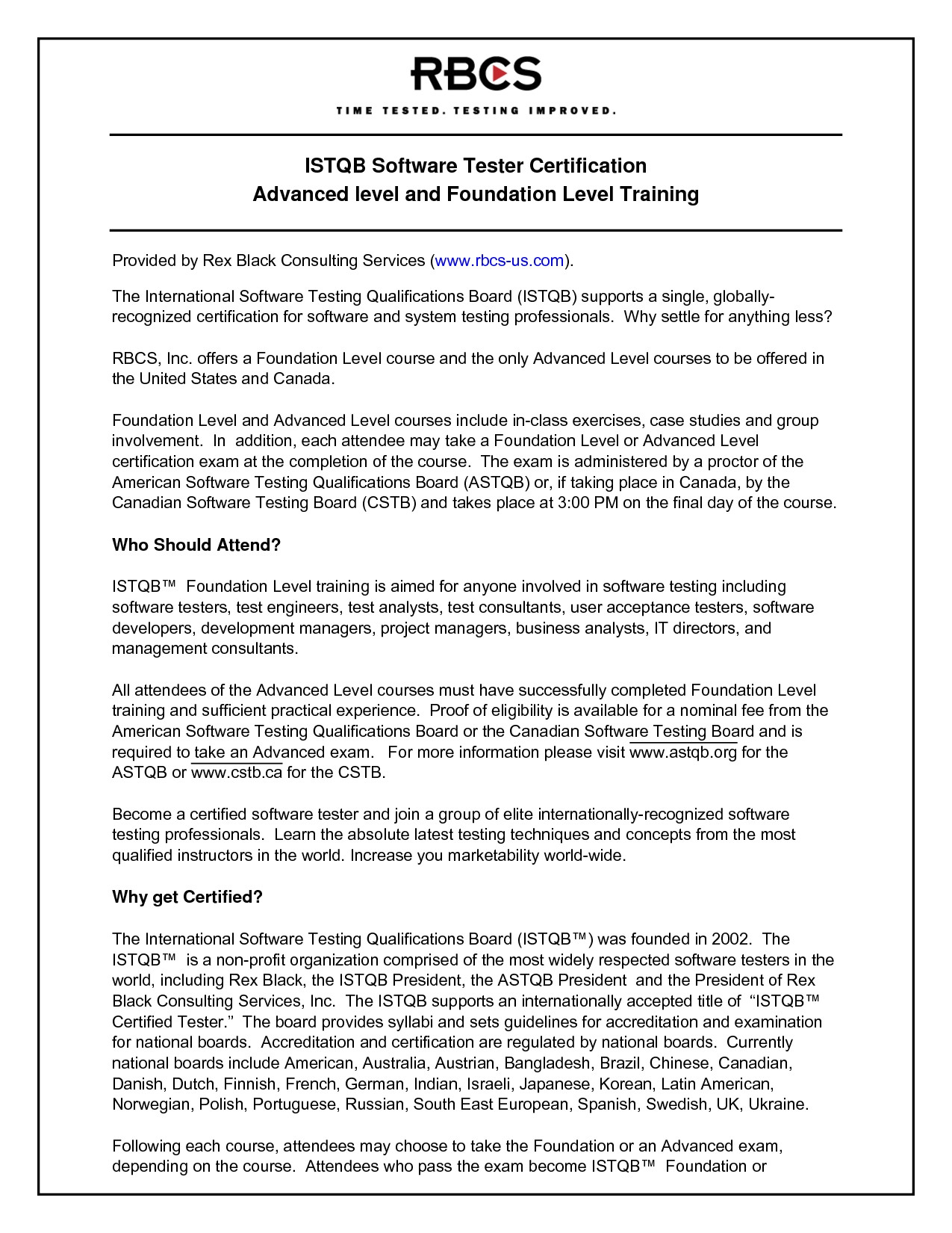 Sample Resume for Experienced Testing Professional Sample Resume for Experienced Testing Professional