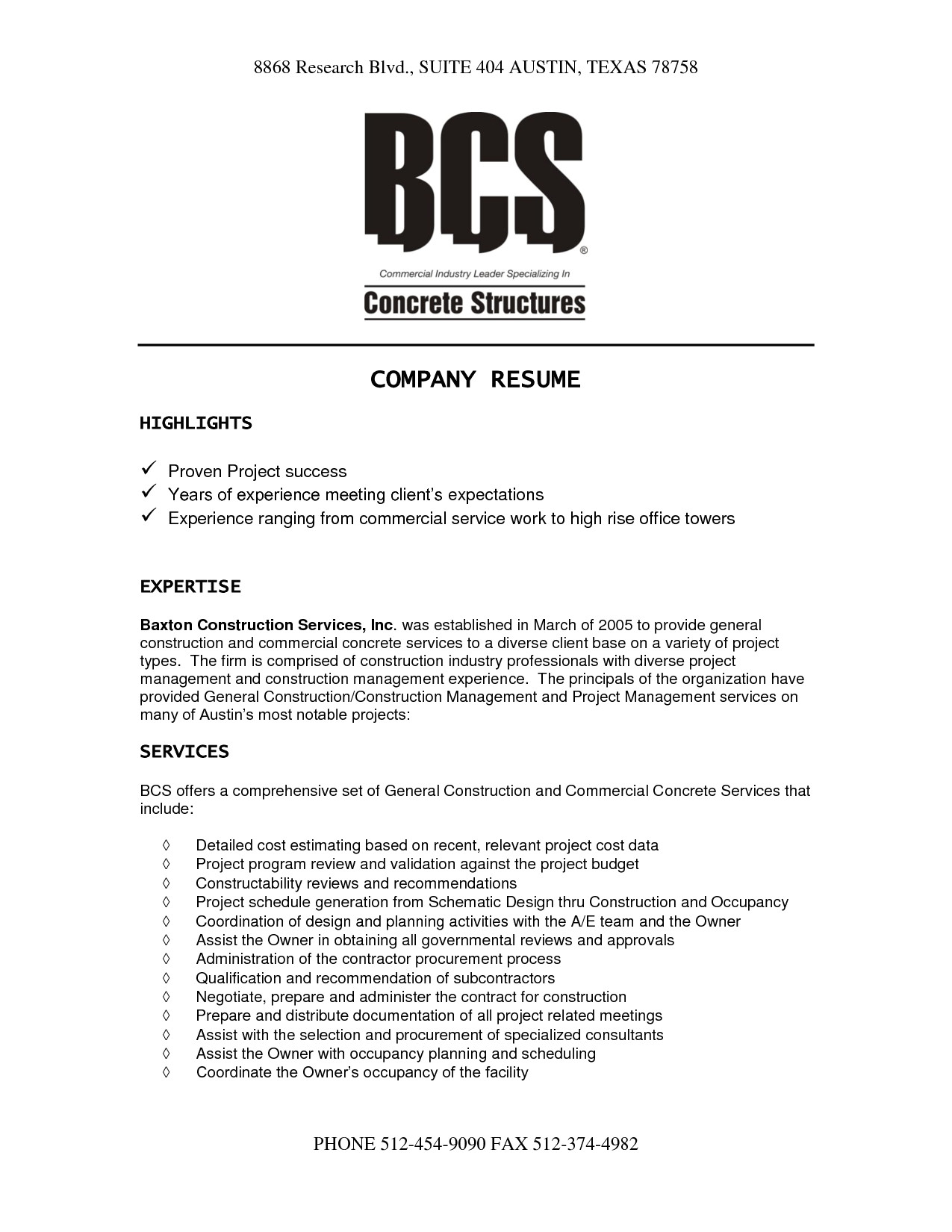 Sample Resume for It Companies Corporate Resume Examples Resume Ideas Company Resume