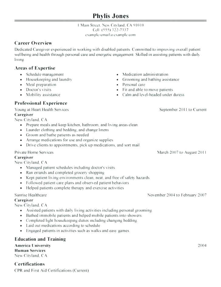 sample resume for caregiver sample resume caregiver to examples elderly sample resume for live in caregiver in canada