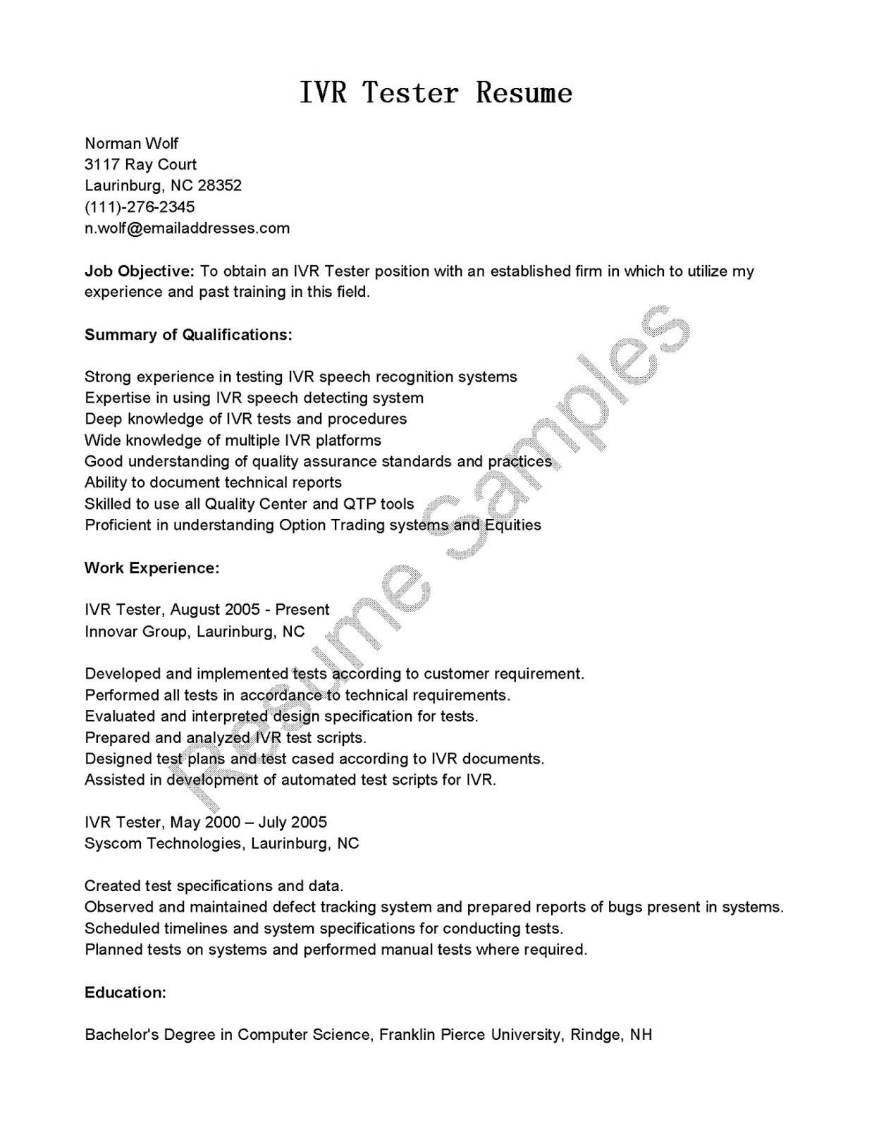 sample resume for manual testing professional of 2 yr experience best of 1 year experience resume format for manual testing fresh resume