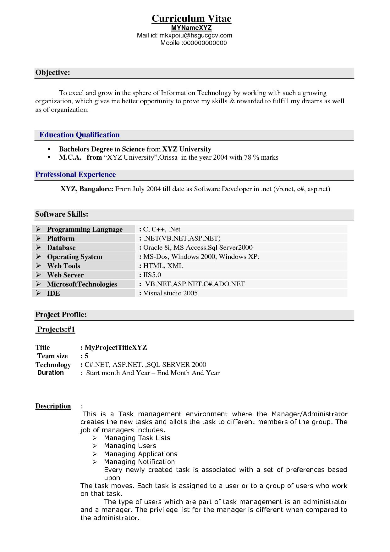 sample resume for java developer 2 year experience awesome pleasing net developer resume 5 years about sample resume for 2