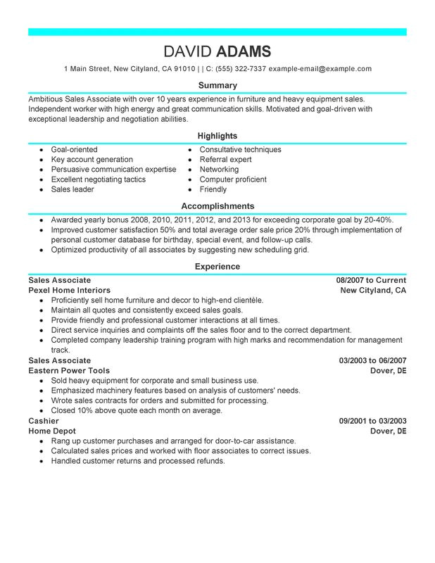 Sample Resume for Sales associate and Customer Service Unforgettable Sales associate Resume Examples to Stand Out