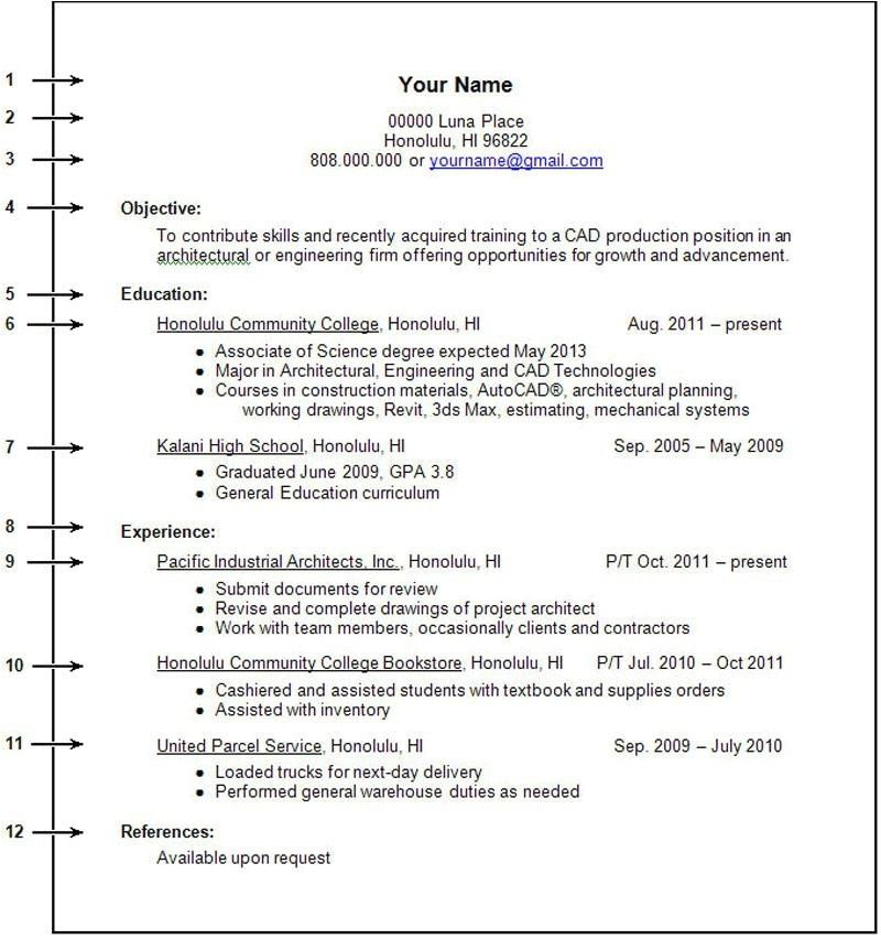 Sample Resume with One Job Experience Resume for First Job No Experience How to Write A Resume