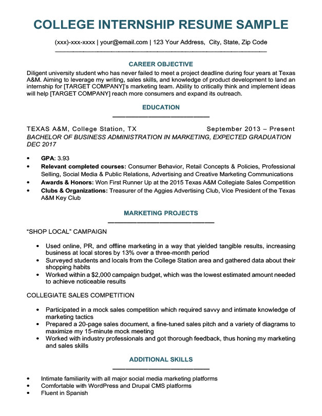 Sample Resumes for University Students 1 Sample Resumes for University Students College Student Resume Sample Writing Tips Resume