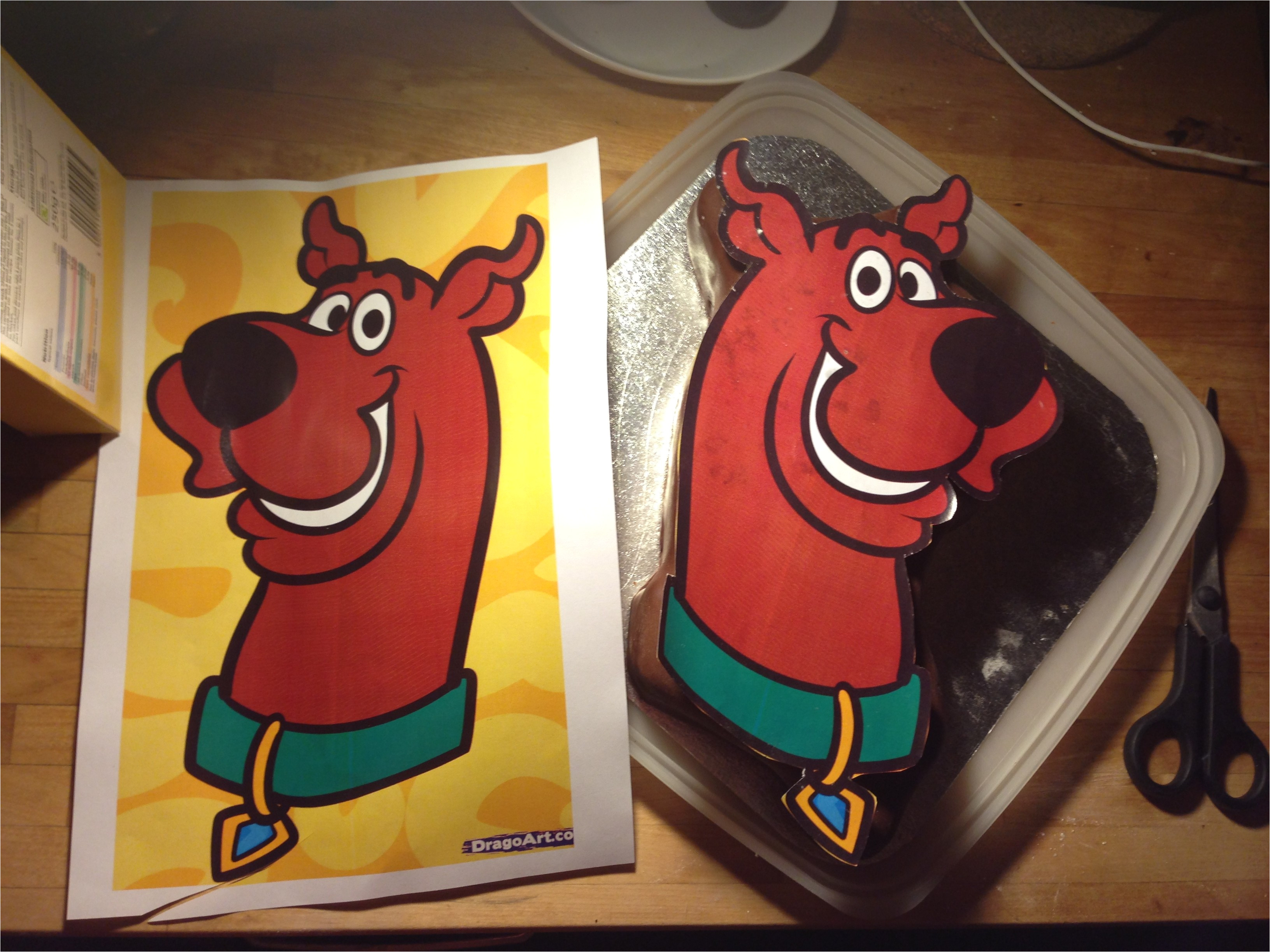 Scooby Doo Cake Template Scooby Doo Chocolate Birthday Cake Bakearama