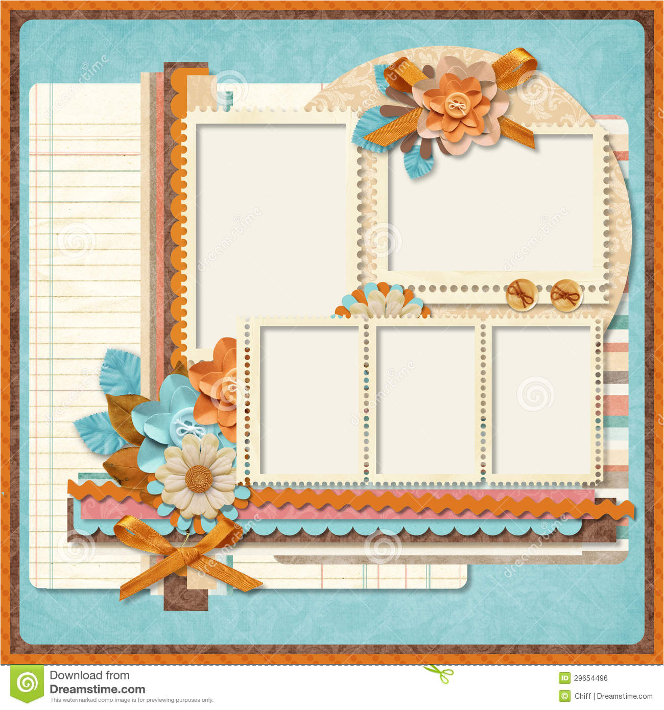 royalty free stock image retro family album 365 project scrapbooking templates image29654496
