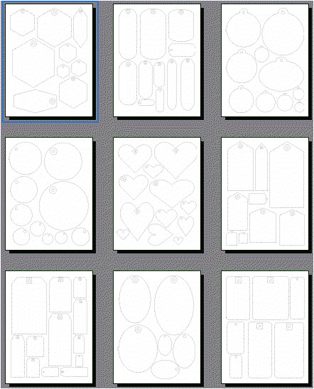 Scrapbooking Templates Free Printables Scrapbooking Tags Templates Printable Shapes