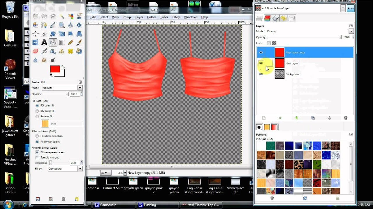 Second Life Templates for Gimp Secondlife Template Tutorial for Gimp Youtube