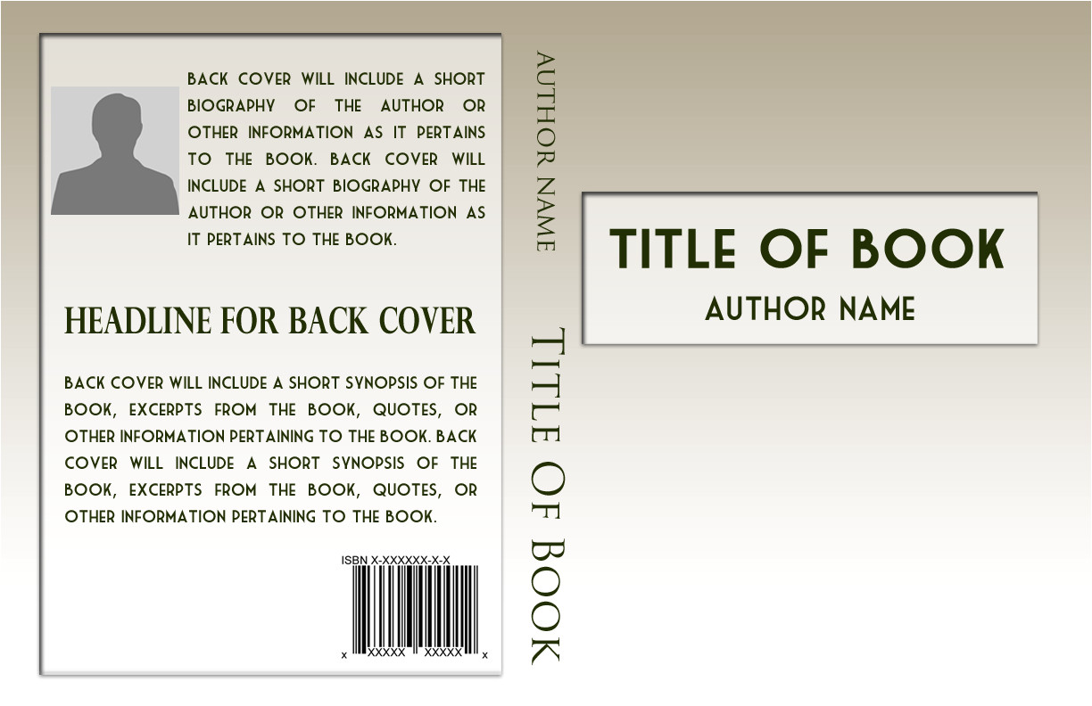 basic book cover templates