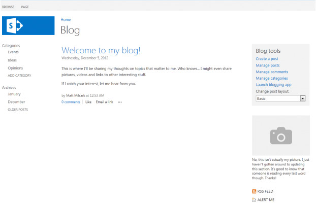 Sharepoint 2013 Blog Template Understanding Sharepoint 2013 Blog Site Templates