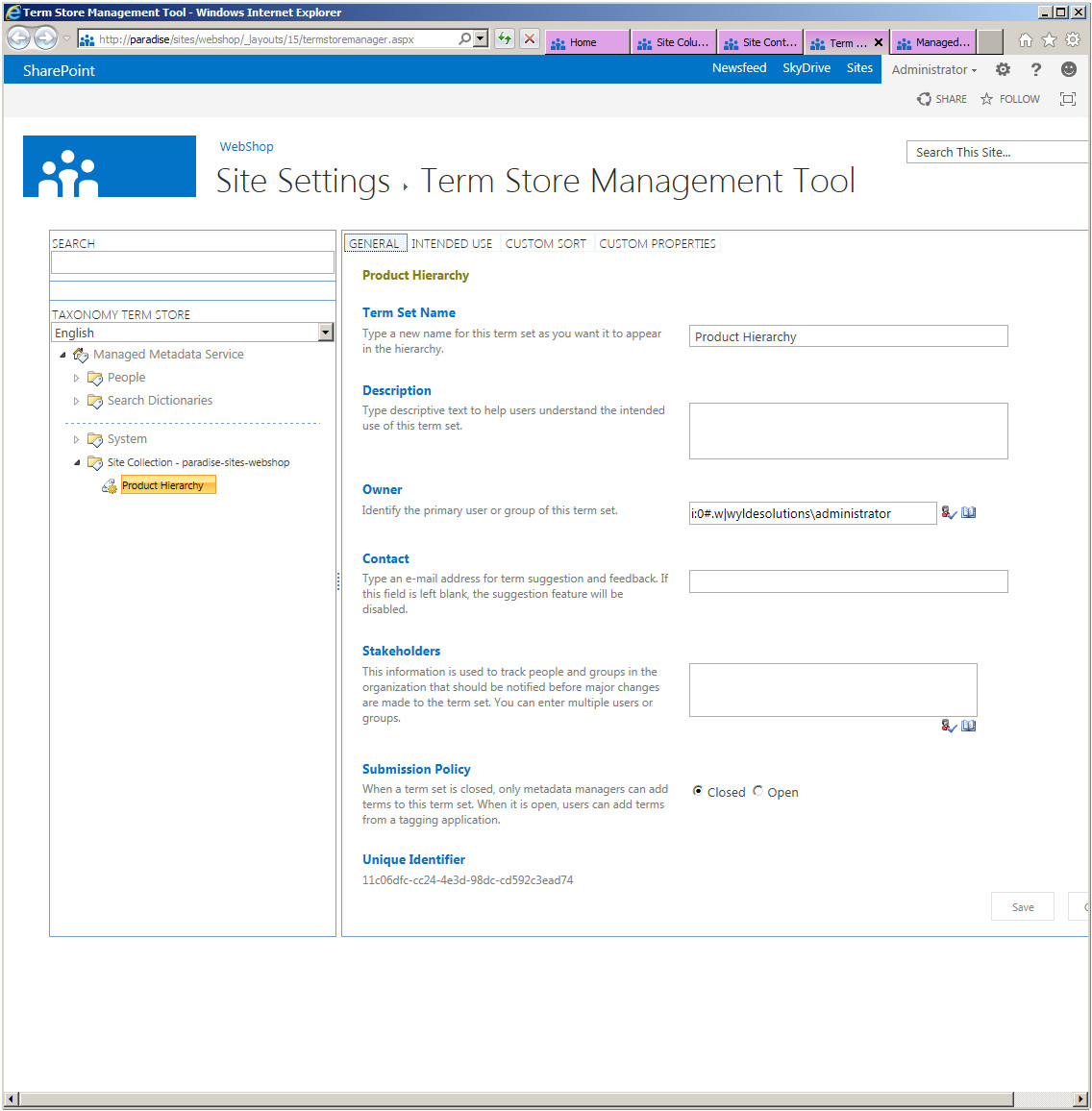 sharepoint 2013 preview product catalog