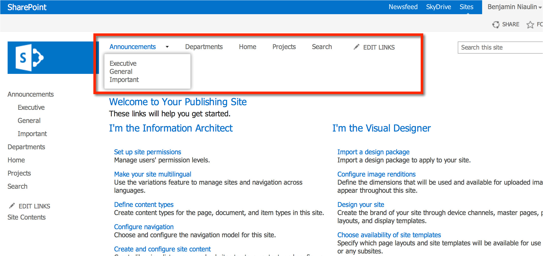sharepoint 2013 site templates