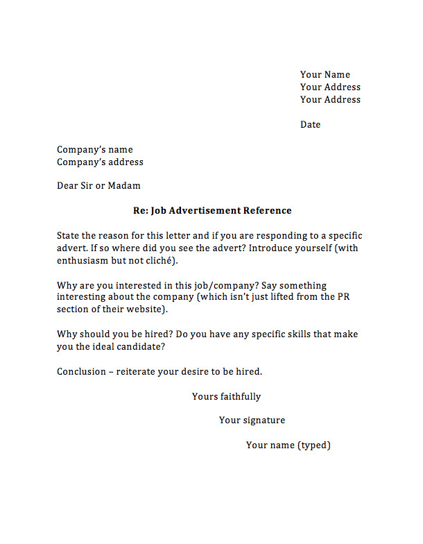 cover letter sign off