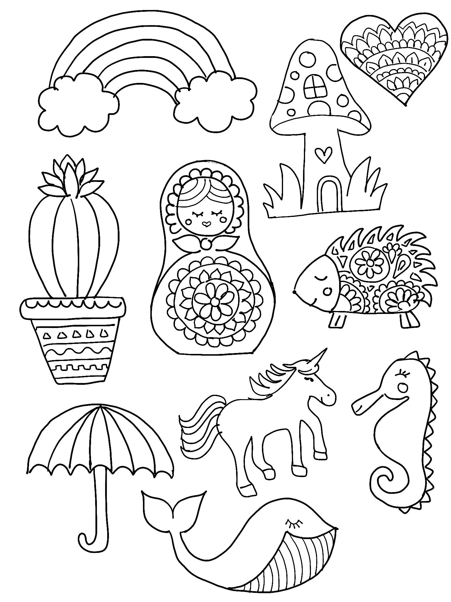 Shrinky Dink Printable Templates Diy Shrinky Dink Charms Shrinky Dinks Hedgehogs and Cacti