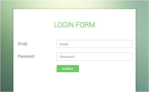 php login form with mysql database example
