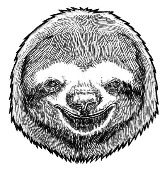 sloth mask printable shtml