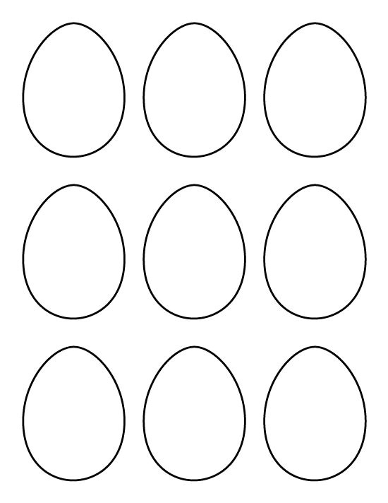 Small Easter Egg Template Small Easter Egg Templates Happy Easter 2018