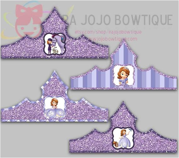 sofia the first crown template