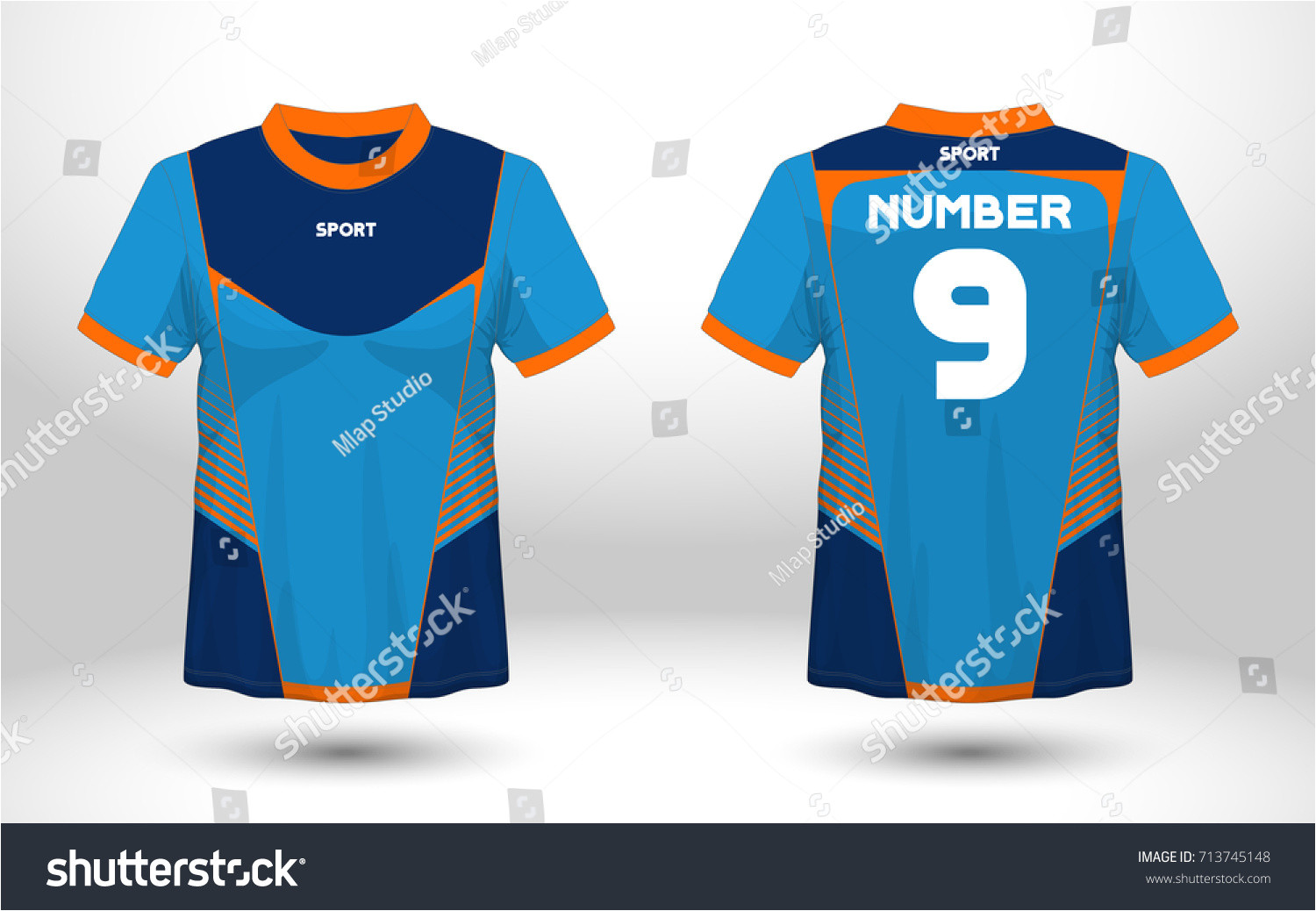 blue layout football sport tshirt design 713745148
