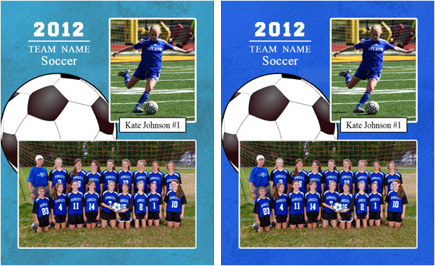 Sports Team Photo Templates Matching Template Colors Tutorial Pictocolor software