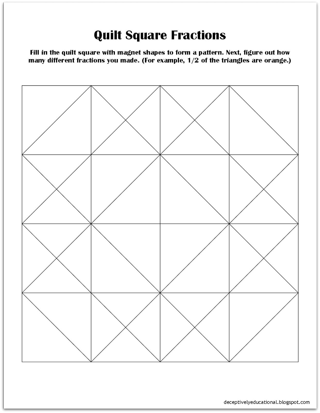 Square Templates for Quilting Relentlessly Fun Deceptively Educational Quilt Square