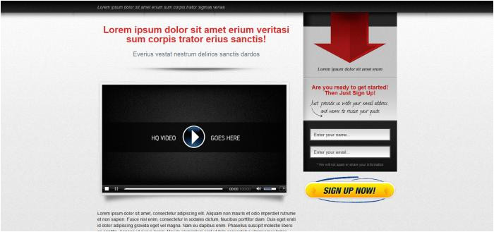 Squeeze Page Templates WordPress 42 Free Squeeze Page Templates for Instant Download