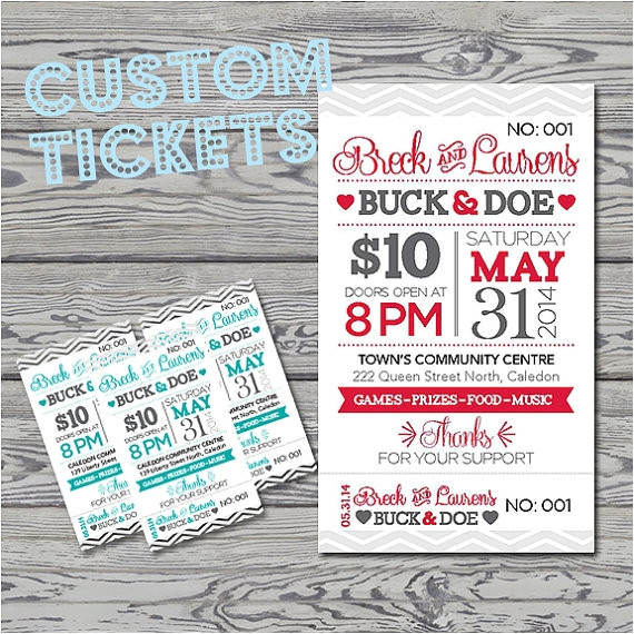 stag and doe tickets template