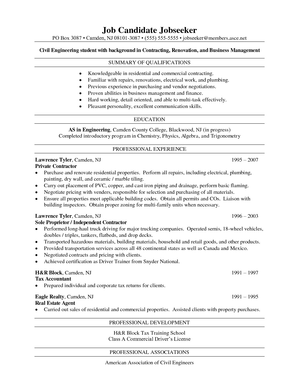 piping engineer resume example