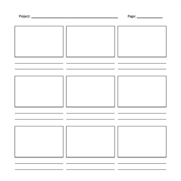 free storyboard templates