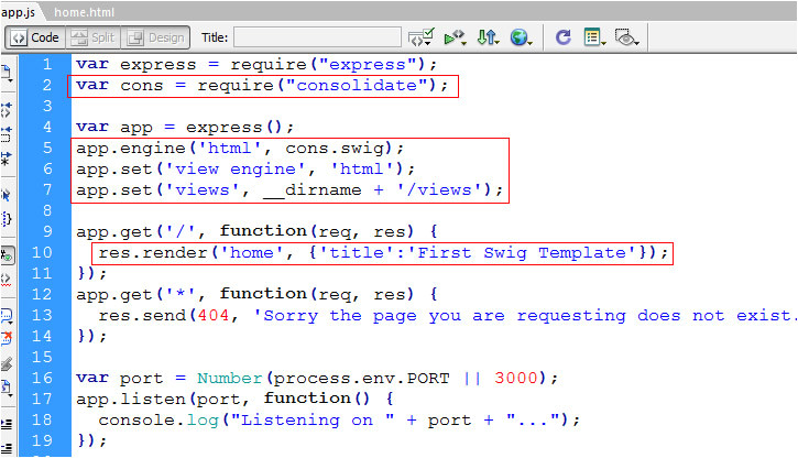 Swig Template Using Swig Templates with Expressjs Learn Web Tutorials