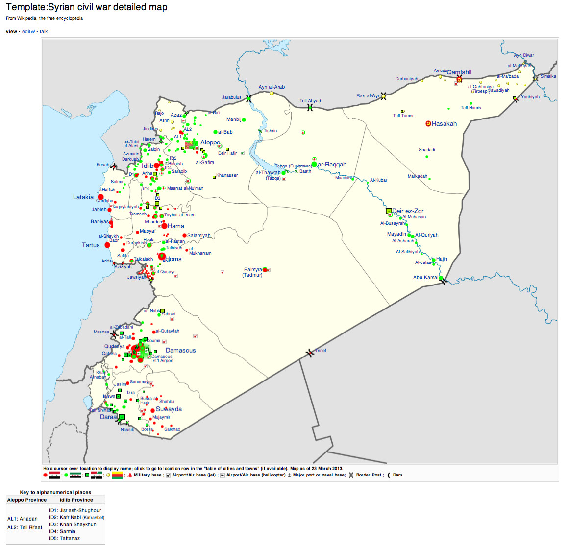 syria template map
