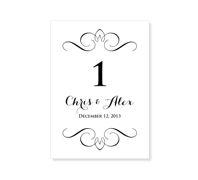 post printable table number templates 245256