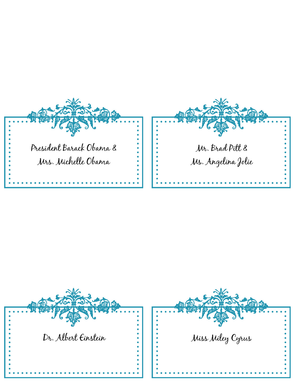 post free printable wedding place cards 51198