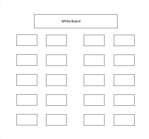 classroom seating chart template