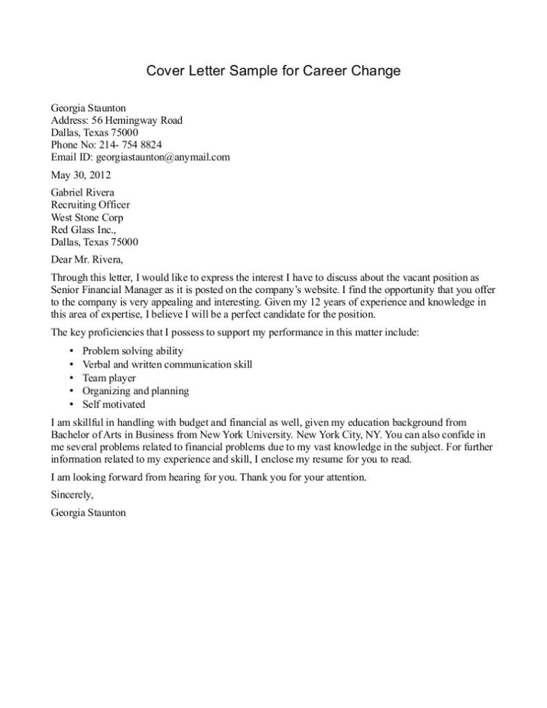 sample cover letter waitress job no experience