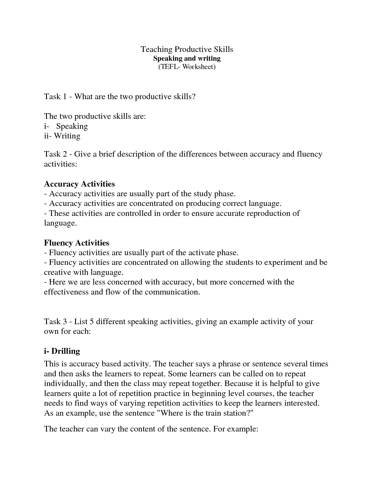 Tefl Cover Letter Example 12 Best Images Of Grammar Cover Worksheet 1st Grade