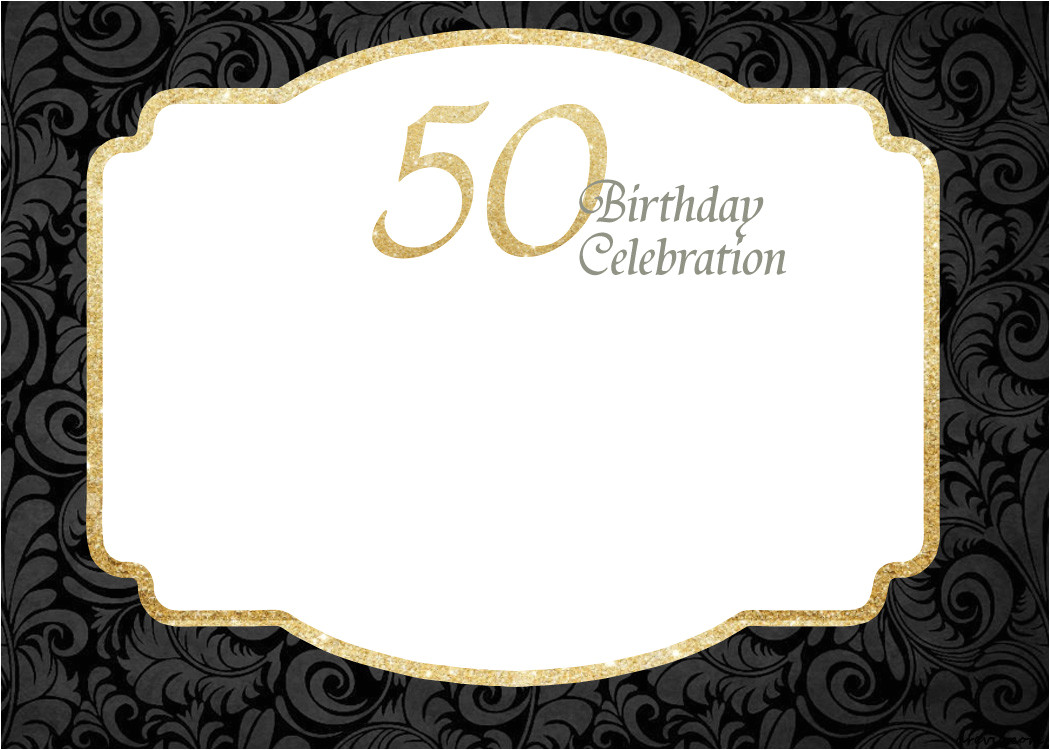 Template for 50th Birthday Invitations Free Printable Free Printable 50th Birthday Invitations Template Free