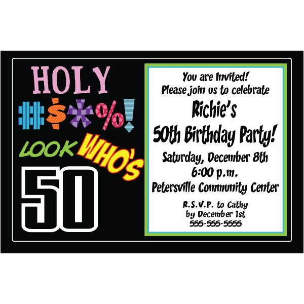 free printable 50th birthday invitations templates 3871