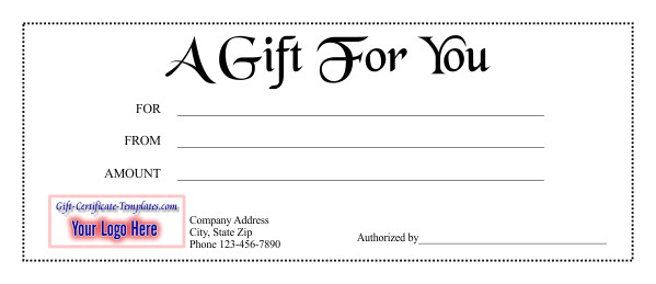 gift certificate template 1